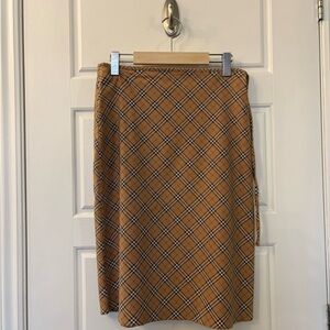 Vintage Bedo Plaid Tan Skirt